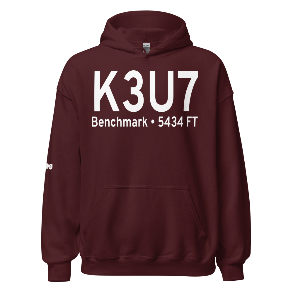 Benchmark Airport (K3U7) ICAO Hoodie Sweatshirt 