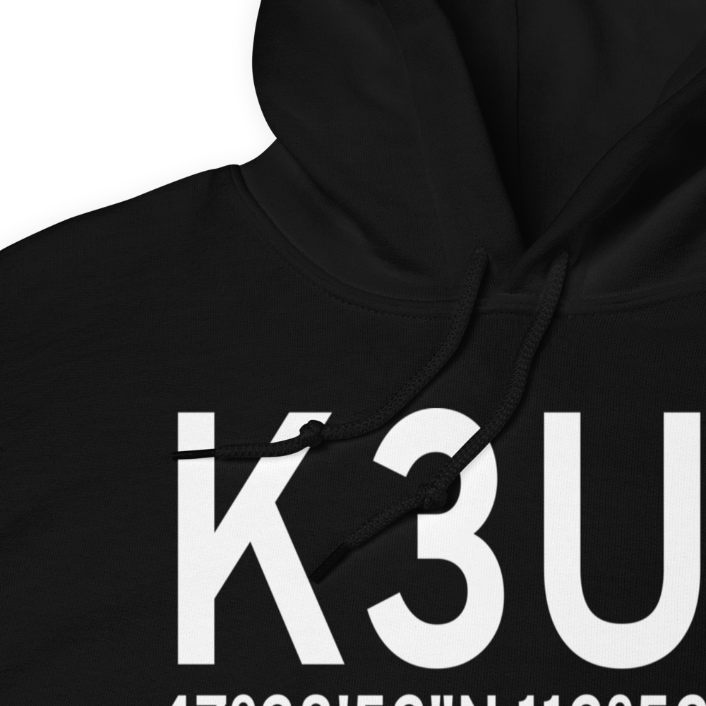 Benchmark Airport (K3U7) ICAO Hoodie Sweatshirt 