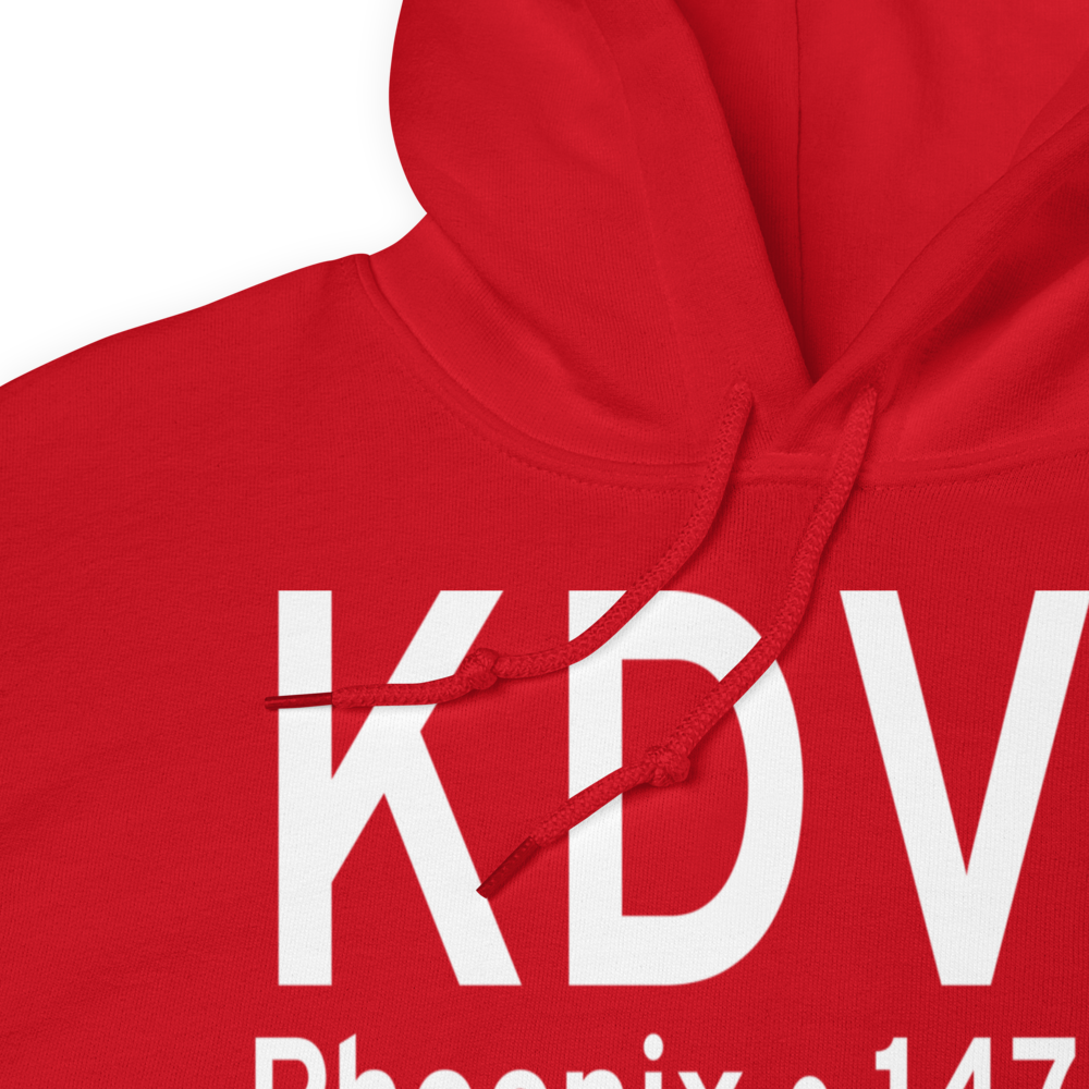 Phoenix Deer Valley Airport (KDVT) ICAO Hoodie Sweatshirt 