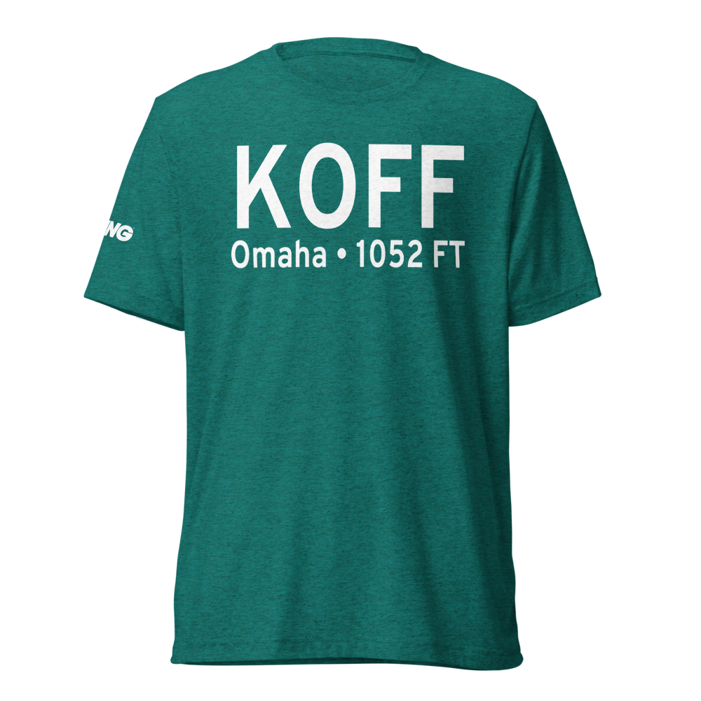 Offutt Air Force Base (KOFF) ICAO Tri-blend T-Shirt 