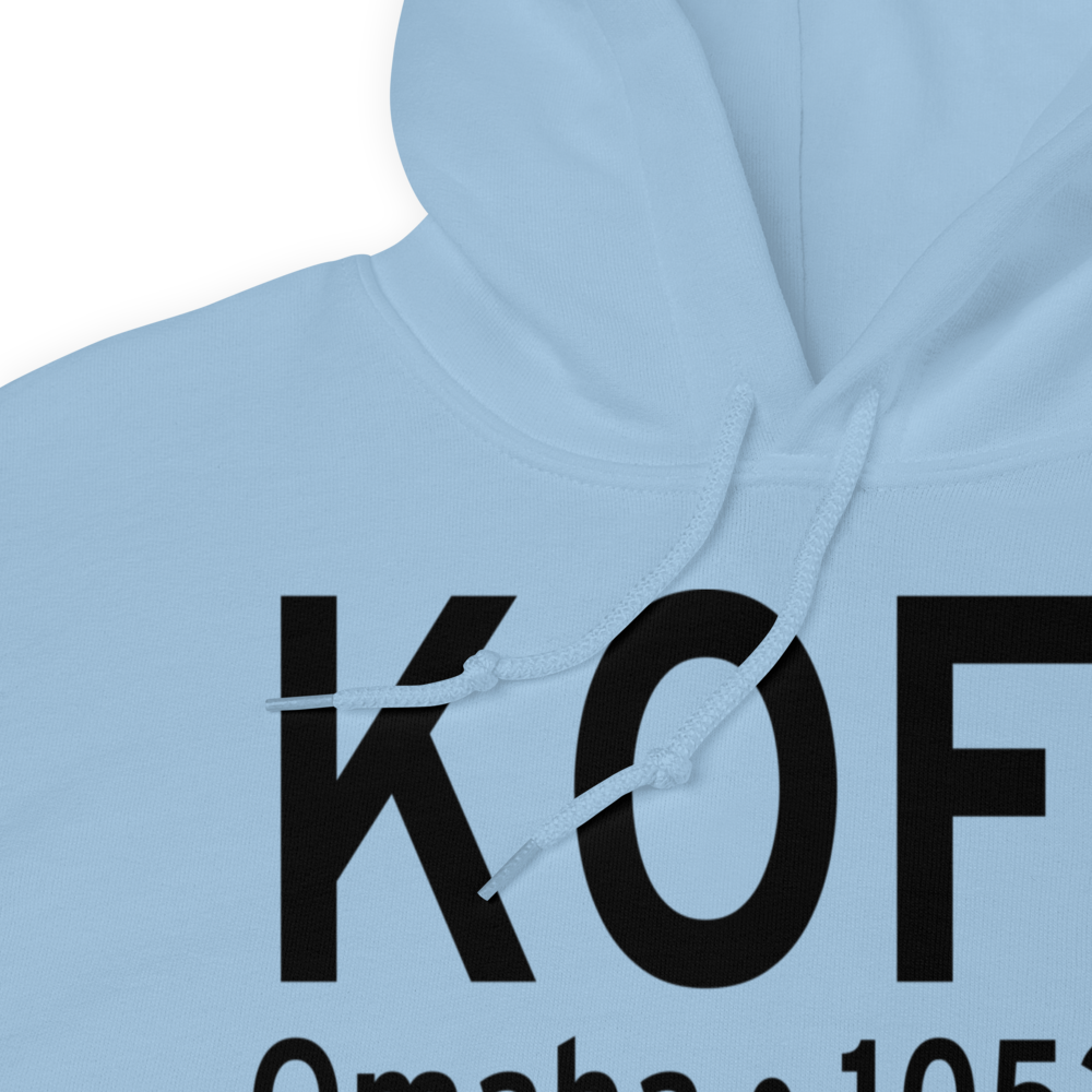 Offutt Air Force Base (KOFF) ICAO Hoodie Sweatshirt 