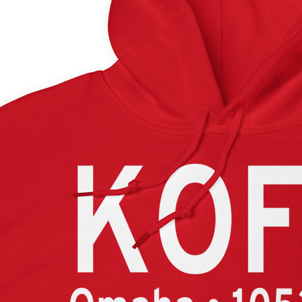 Offutt Air Force Base (KOFF) ICAO Hoodie Sweatshirt 