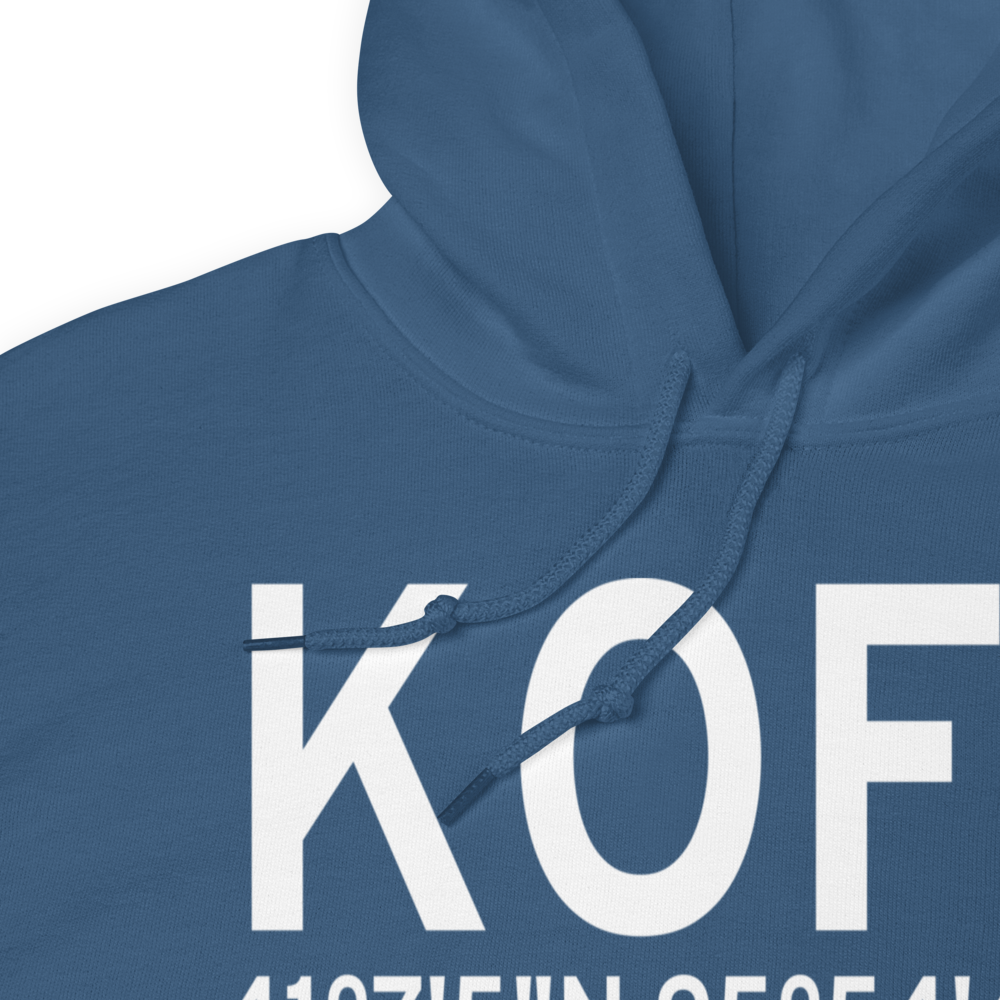 Offutt Air Force Base (KOFF) ICAO Hoodie Sweatshirt 