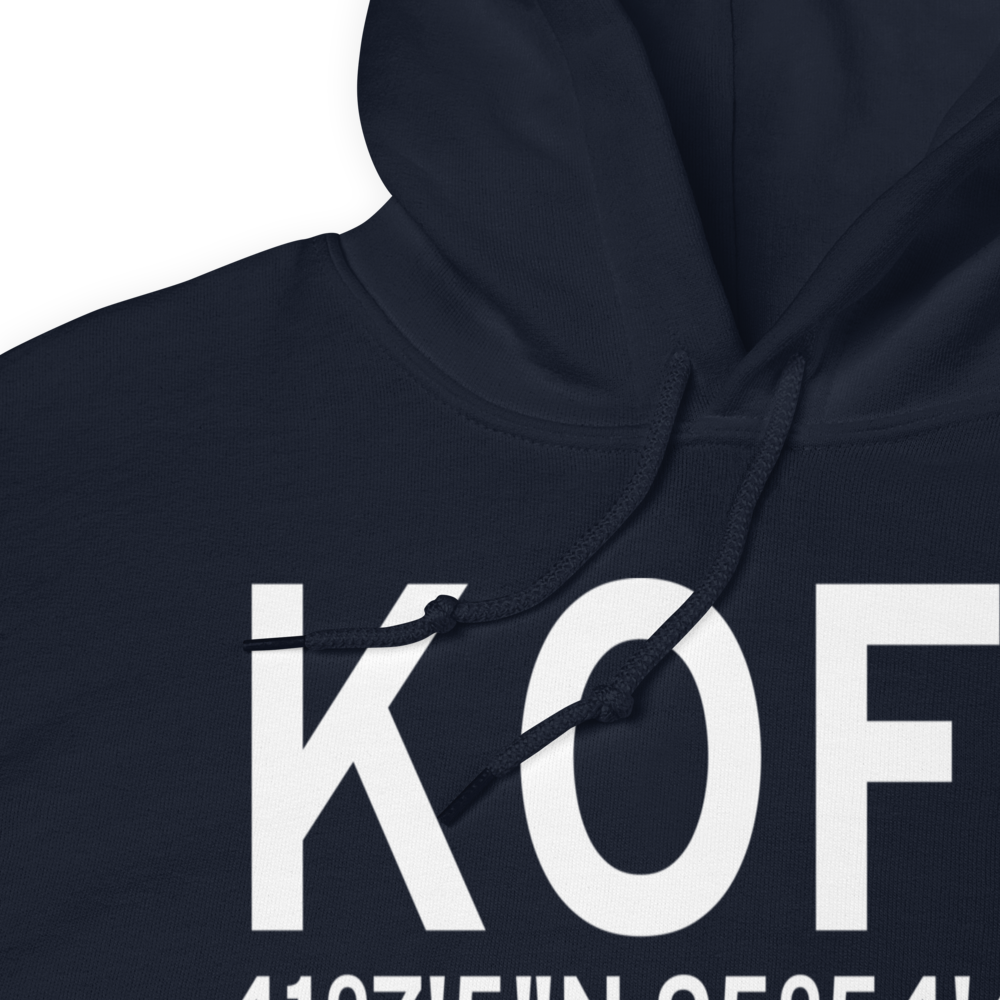 Offutt Air Force Base (KOFF) ICAO Hoodie Sweatshirt 