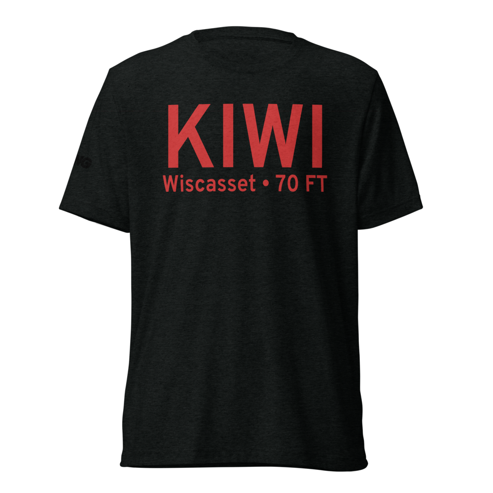 Wiscasset Airport (KIWI) ICAO Tri-blend T-Shirt 