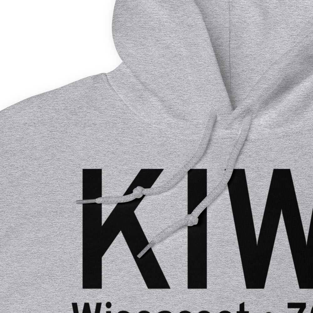 Wiscasset Airport (KIWI) ICAO Hoodie Sweatshirt 