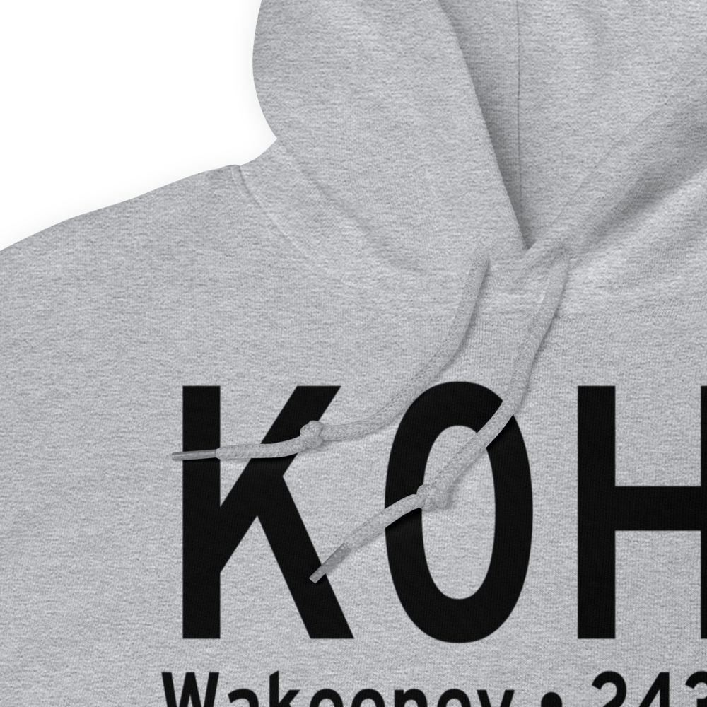 Trego Wakeeney Airport (K0H1) ICAO Hoodie Sweatshirt 