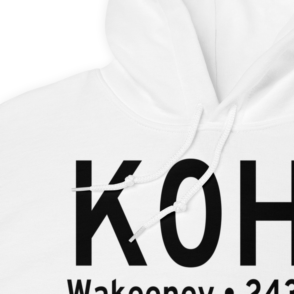 Trego Wakeeney Airport (K0H1) ICAO Hoodie Sweatshirt 