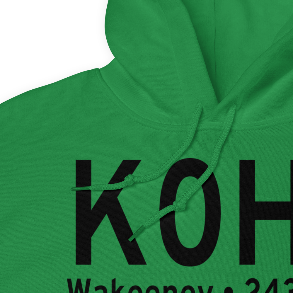 Trego Wakeeney Airport (K0H1) ICAO Hoodie Sweatshirt 