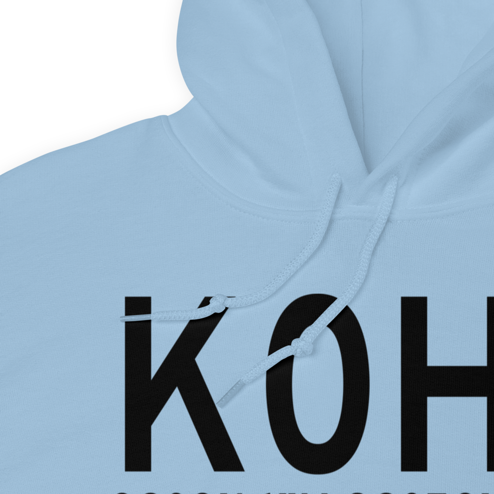 Trego Wakeeney Airport (K0H1) ICAO Hoodie Sweatshirt 