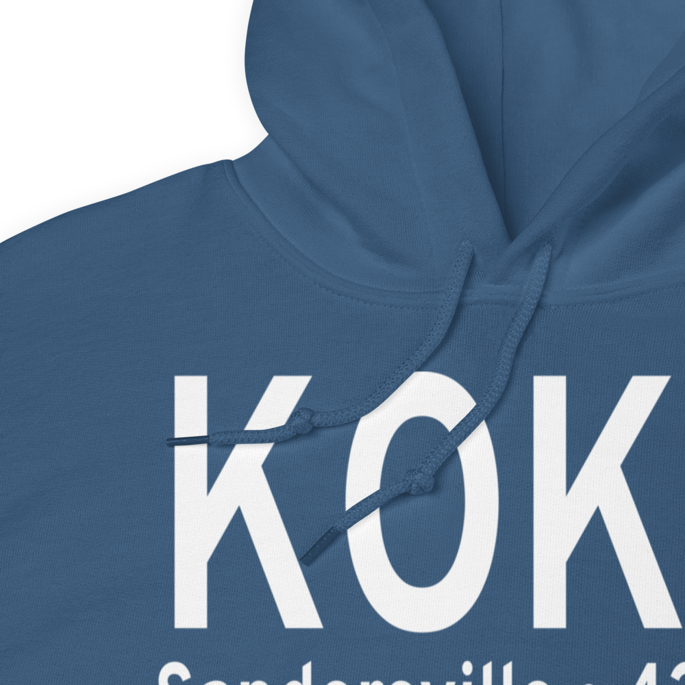 Kaolin Field (KOKZ) ICAO Hoodie Sweatshirt 