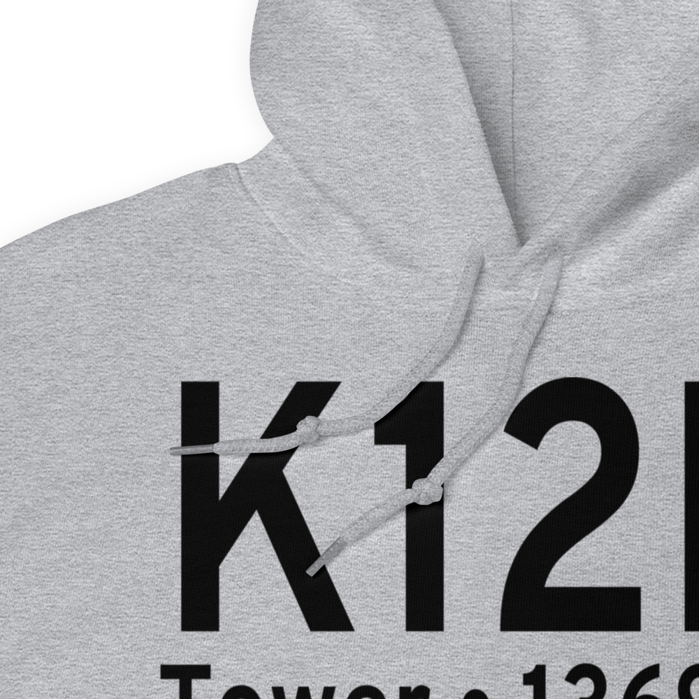 Tower Municipal Airport (K12D) ICAO Hoodie Sweatshirt 