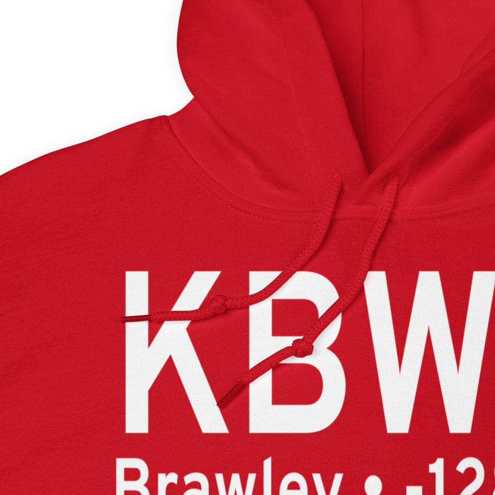 Brawley Municipal Airport (KBWC) ICAO Hoodie Sweatshirt 