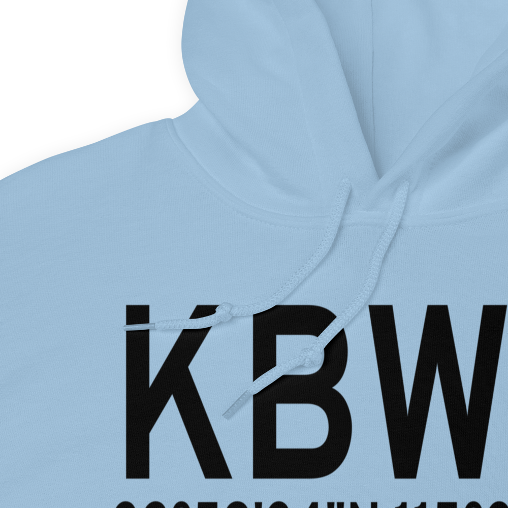 Brawley Municipal Airport (KBWC) ICAO Hoodie Sweatshirt 