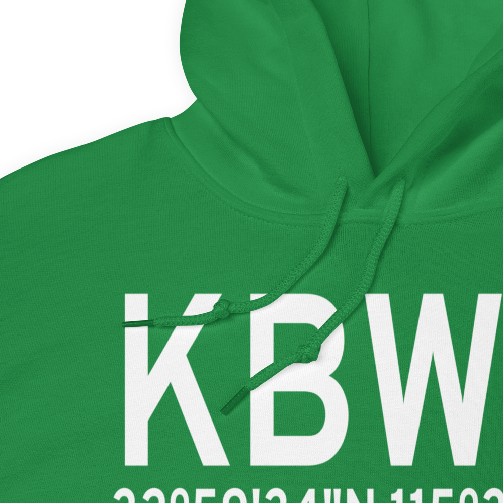 Brawley Municipal Airport (KBWC) ICAO Hoodie Sweatshirt 