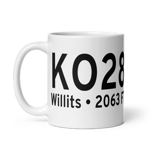 Ells Field Willits Municipal Airport (KO28) ICAO Mug