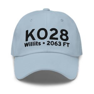Ells Field Willits Municipal Airport (KO28) ICAO Hat
