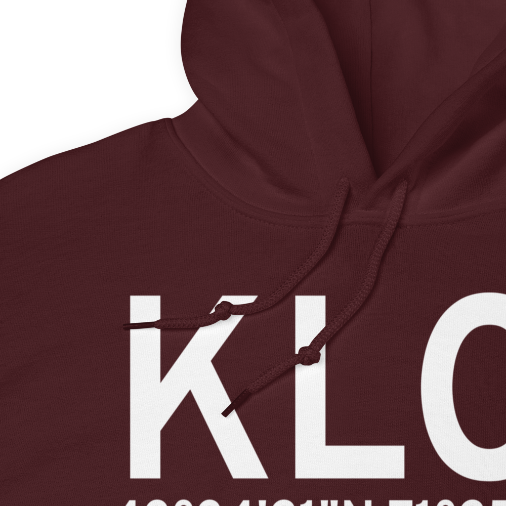 Laconia Municipal Airport (KLCI) ICAO Hoodie Sweatshirt 