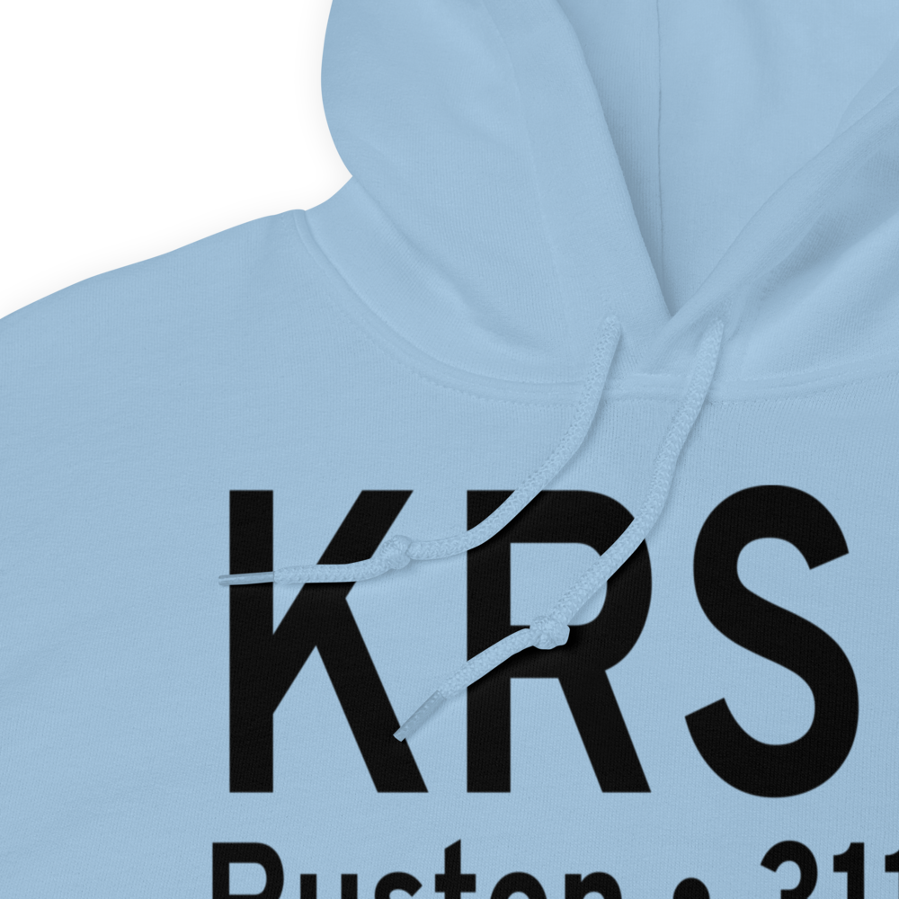 Ruston Regional Airport (KRSN) ICAO Hoodie Sweatshirt 
