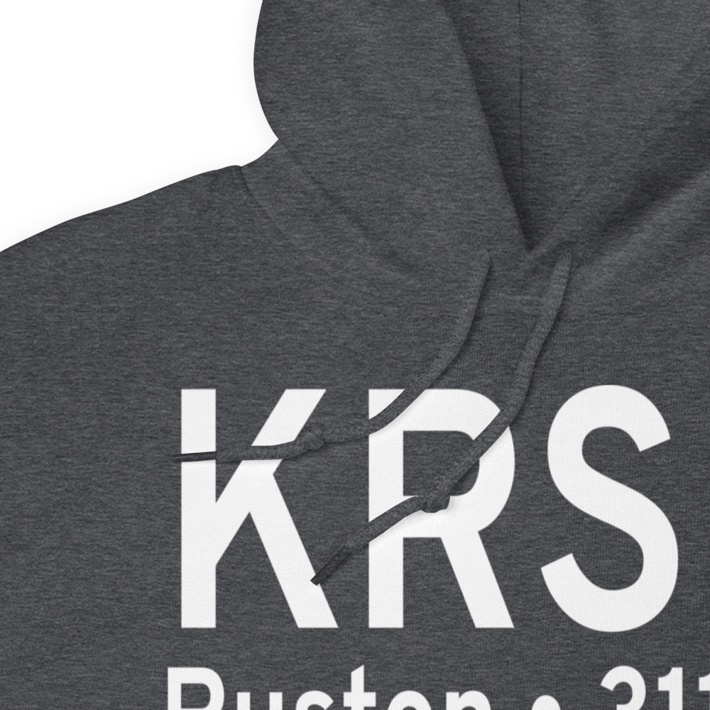 Ruston Regional Airport (KRSN) ICAO Hoodie Sweatshirt 