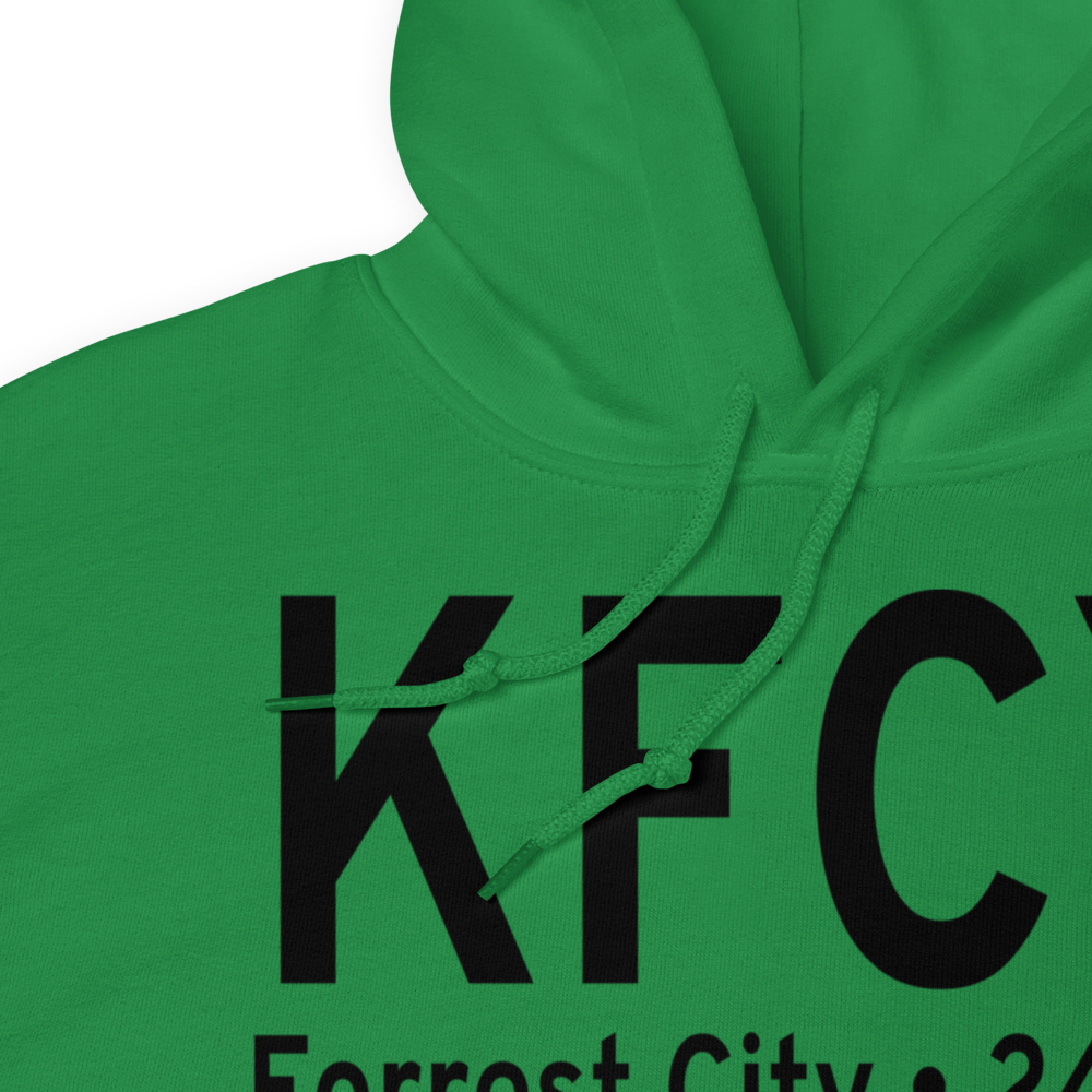 Forrest City Municipal Airport (KFCY) ICAO Hoodie Sweatshirt 