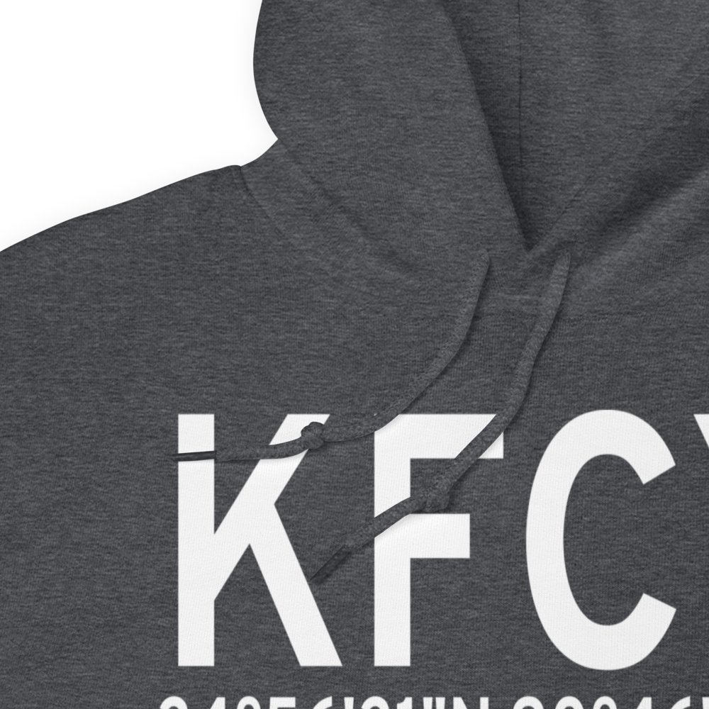 Forrest City Municipal Airport (KFCY) ICAO Hoodie Sweatshirt 