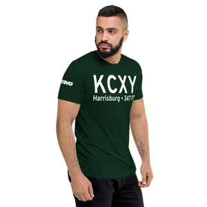 Capital City Airport (KCXY) ICAO Tri-blend T-Shirt