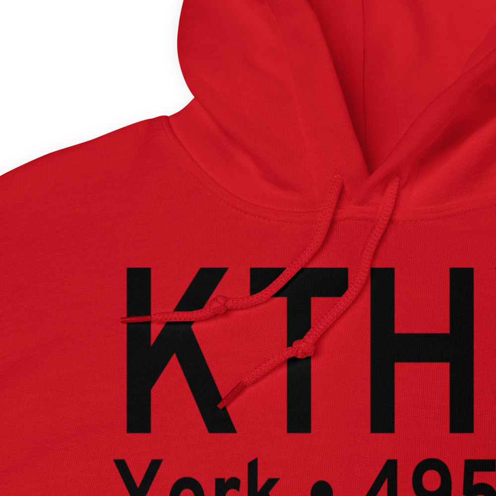 York Airport (KTHV) ICAO Hoodie Sweatshirt 