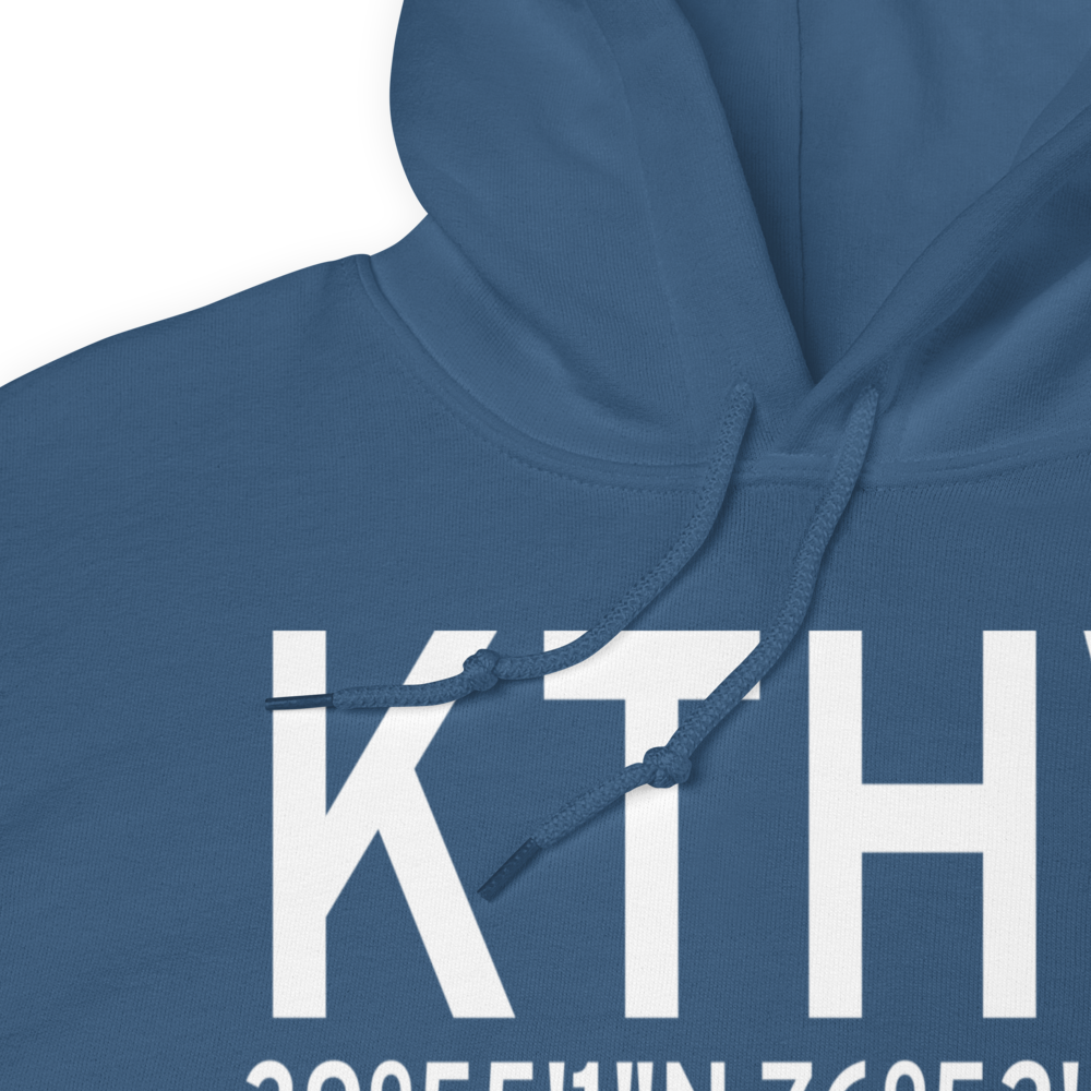 York Airport (KTHV) ICAO Hoodie Sweatshirt 