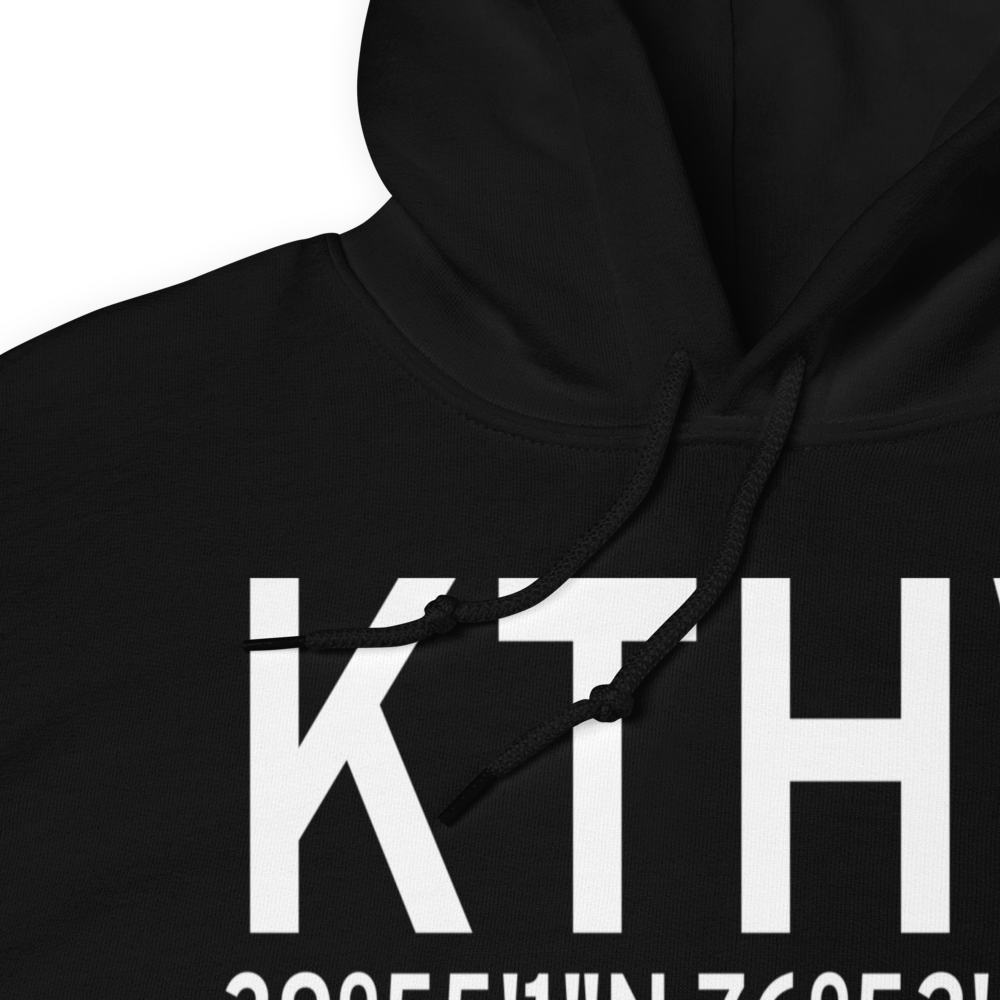 York Airport (KTHV) ICAO Hoodie Sweatshirt 