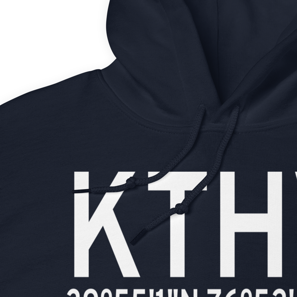 York Airport (KTHV) ICAO Hoodie Sweatshirt 