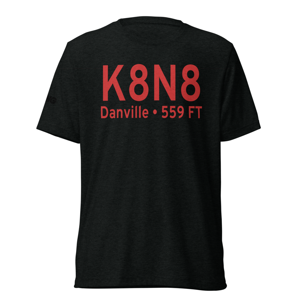 Danville Airport (K8N8) ICAO Tri-blend T-Shirt 