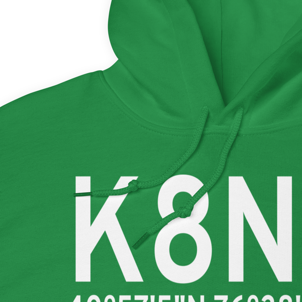 Danville Airport (K8N8) ICAO Hoodie Sweatshirt 