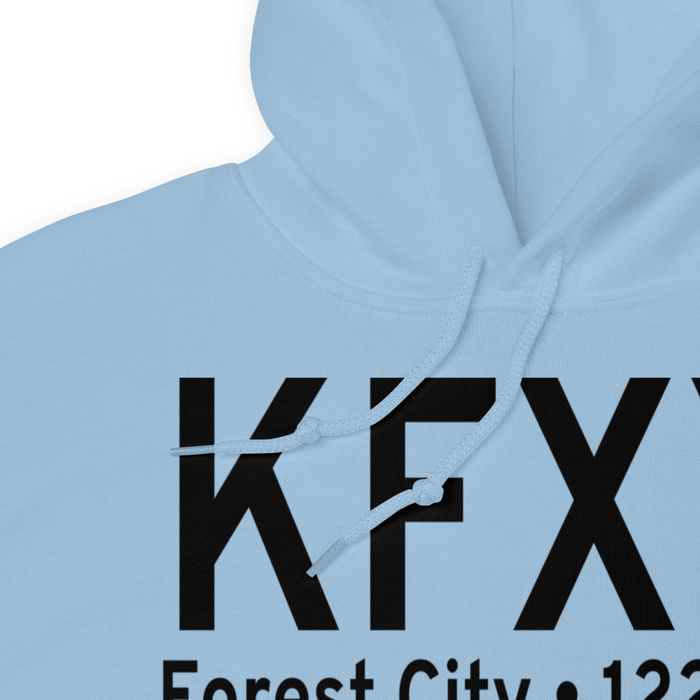 Forest City Municipal Airport (KFXY) ICAO Hoodie Sweatshirt 