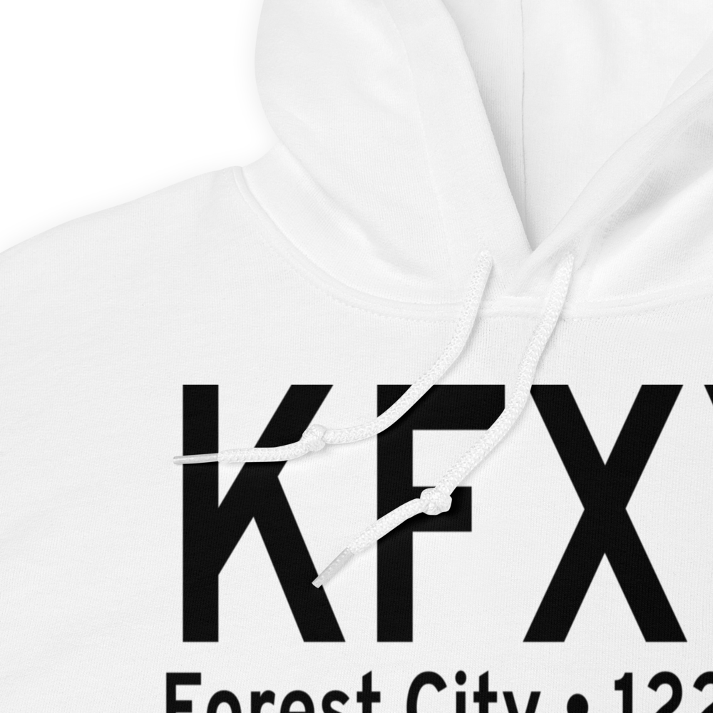 Forest City Municipal Airport (KFXY) ICAO Hoodie Sweatshirt 