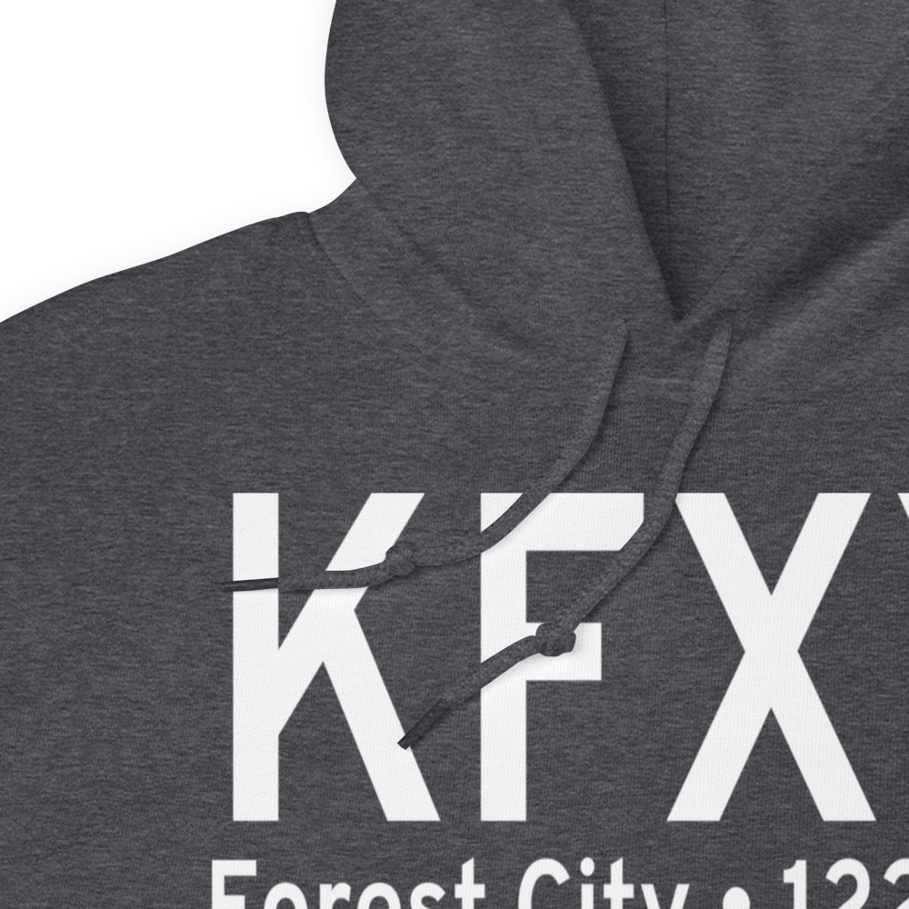 Forest City Municipal Airport (KFXY) ICAO Hoodie Sweatshirt 