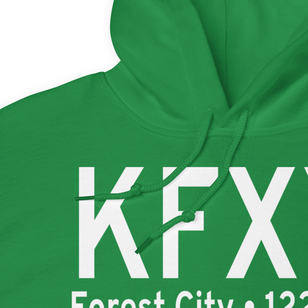 Forest City Municipal Airport (KFXY) ICAO Hoodie Sweatshirt 