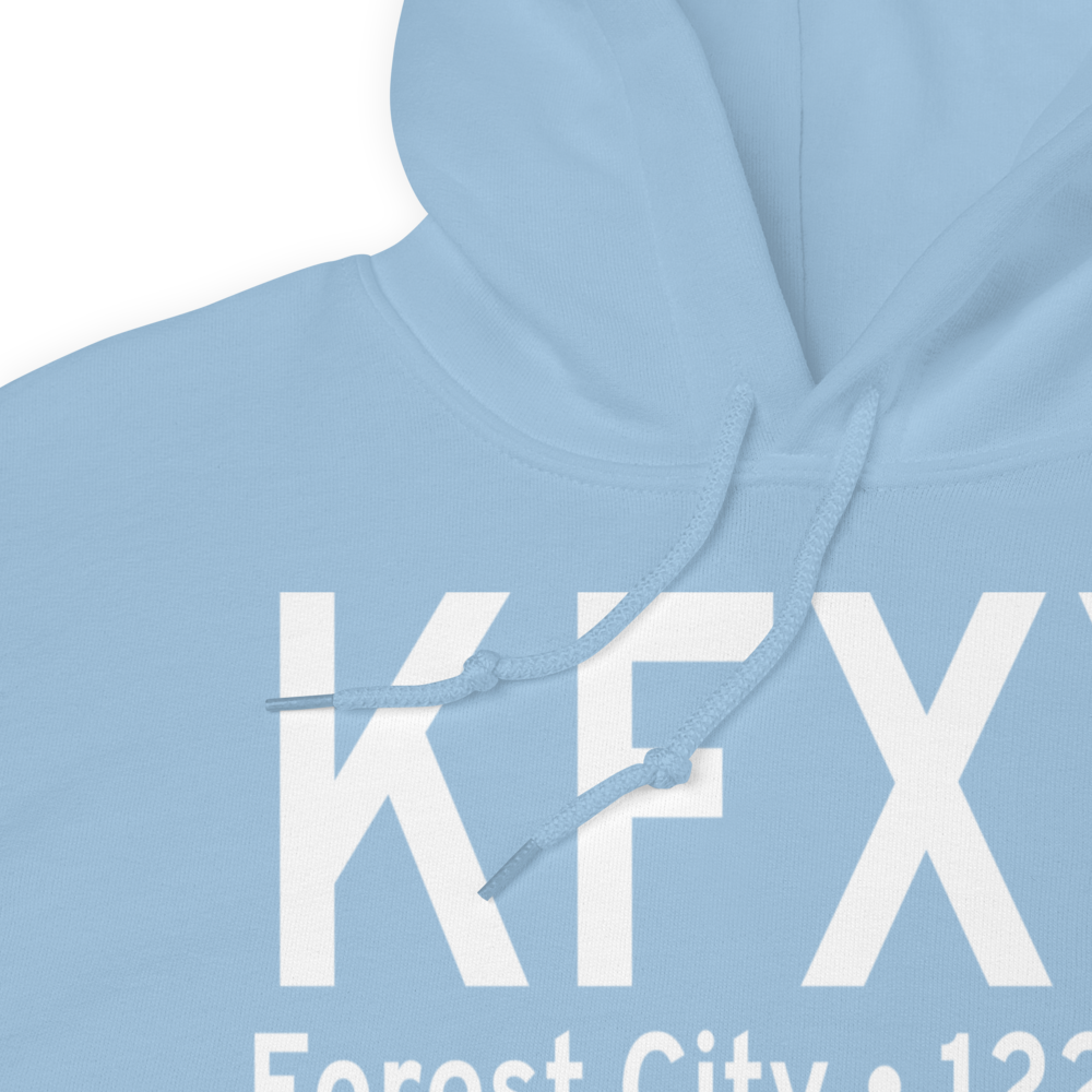 Forest City Municipal Airport (KFXY) ICAO Hoodie Sweatshirt 
