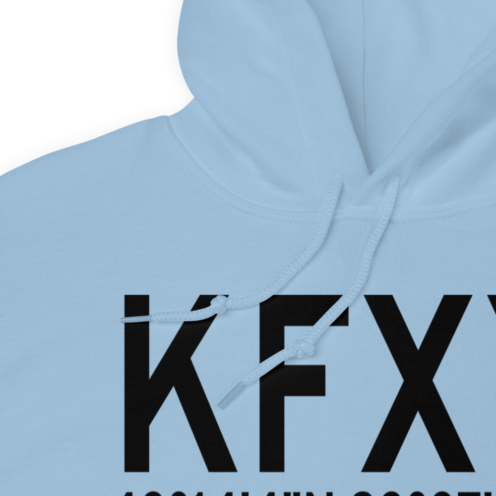 Forest City Municipal Airport (KFXY) ICAO Hoodie Sweatshirt 