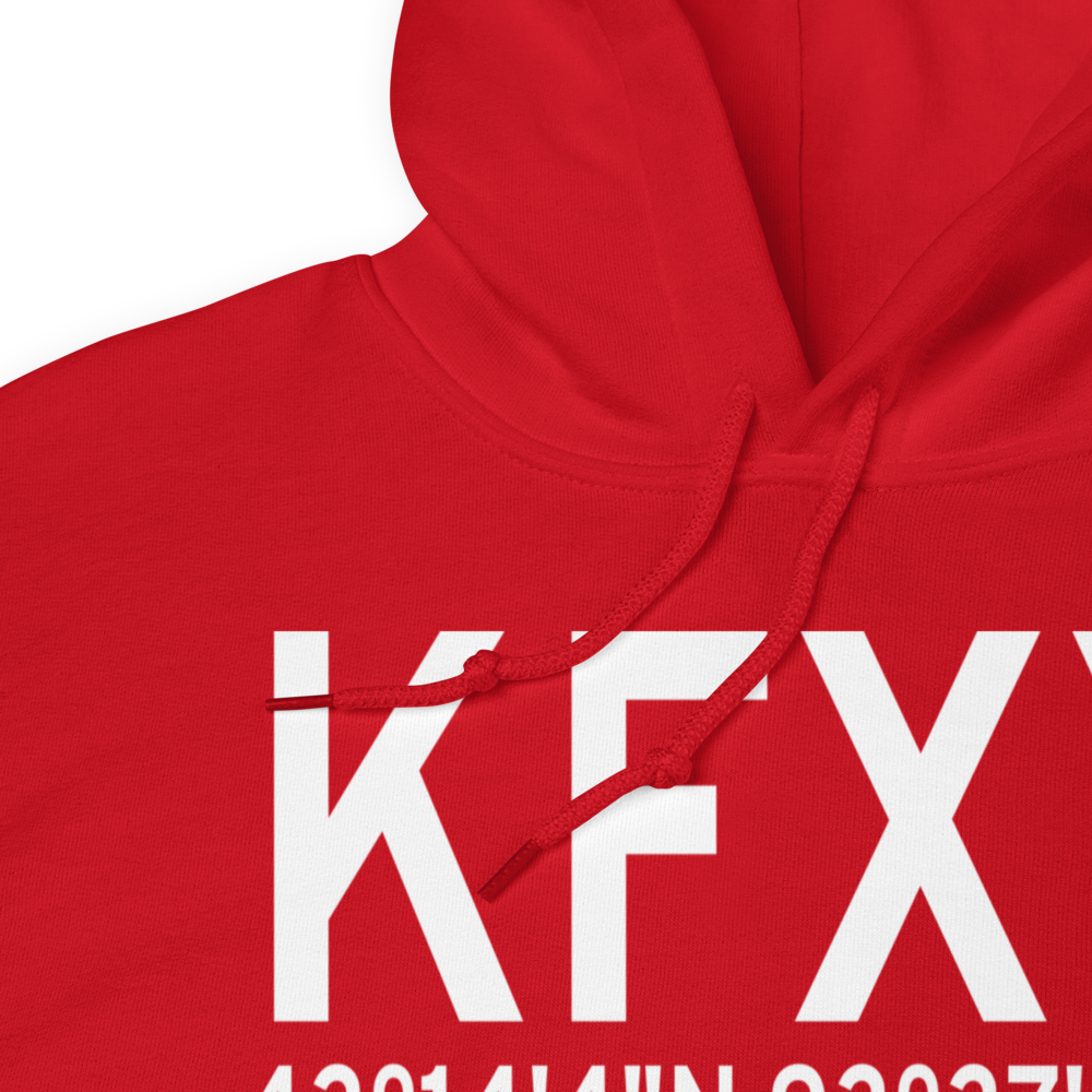 Forest City Municipal Airport (KFXY) ICAO Hoodie Sweatshirt 