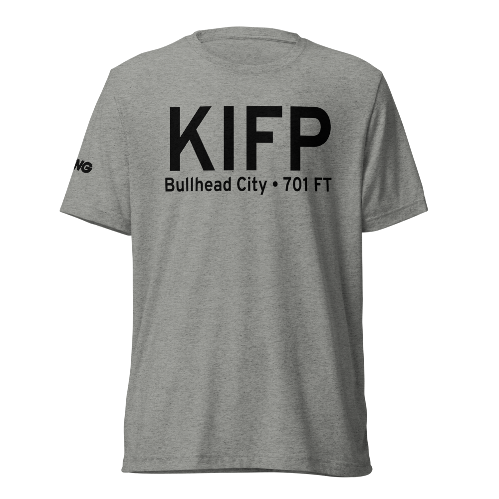 Laughlin Bullhead International Airport (KIFP) ICAO Tri-blend T-Shirt 