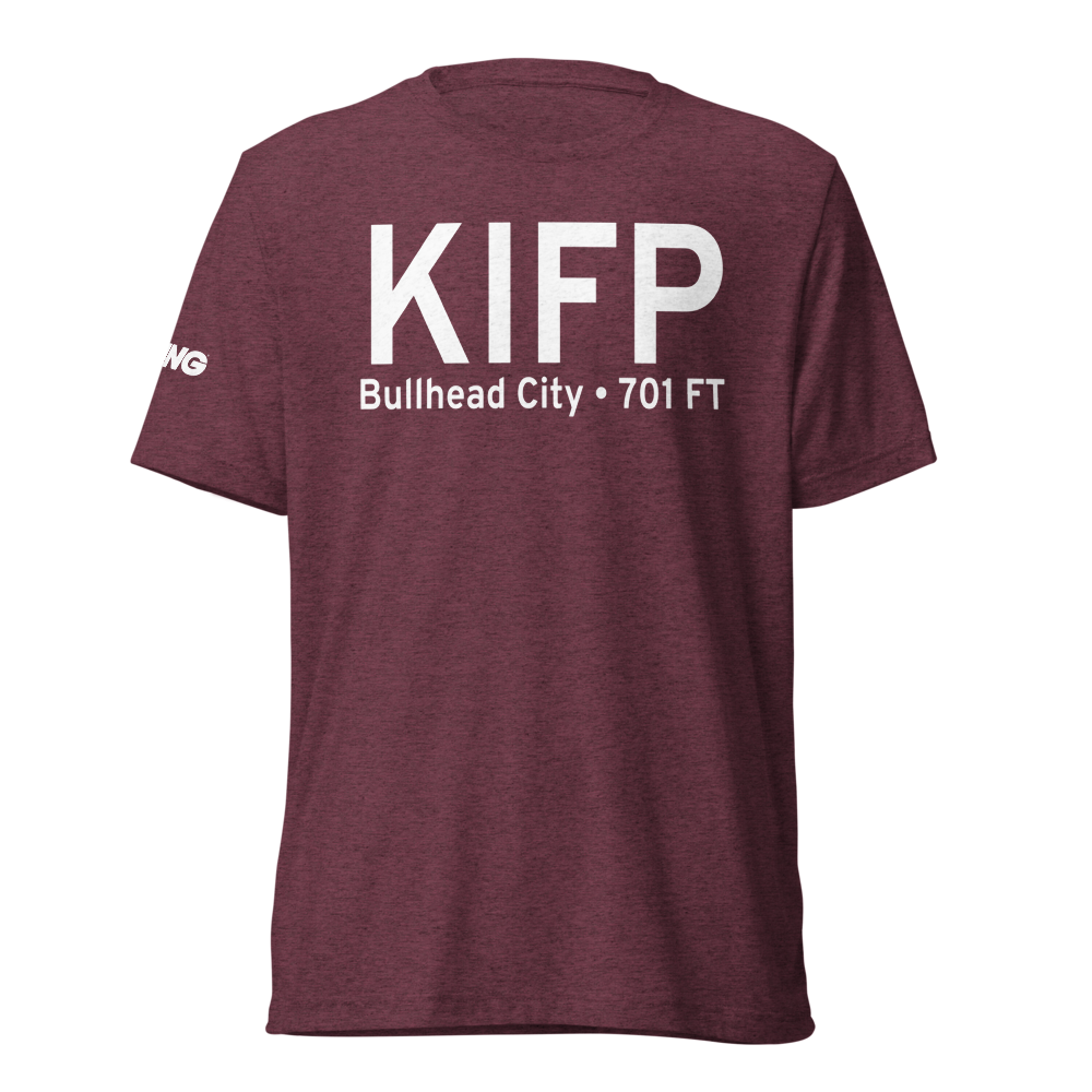Laughlin Bullhead International Airport (KIFP) ICAO Tri-blend T-Shirt 