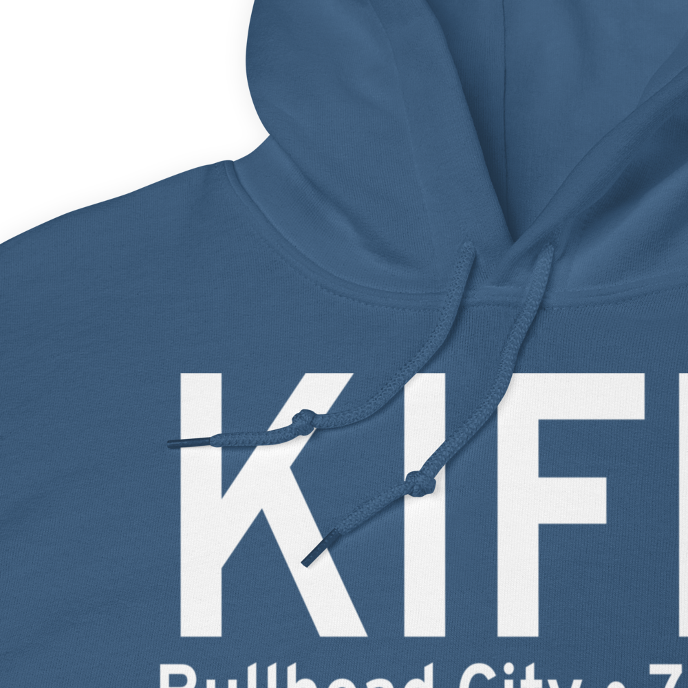 Laughlin Bullhead International Airport (KIFP) ICAO Hoodie Sweatshirt 