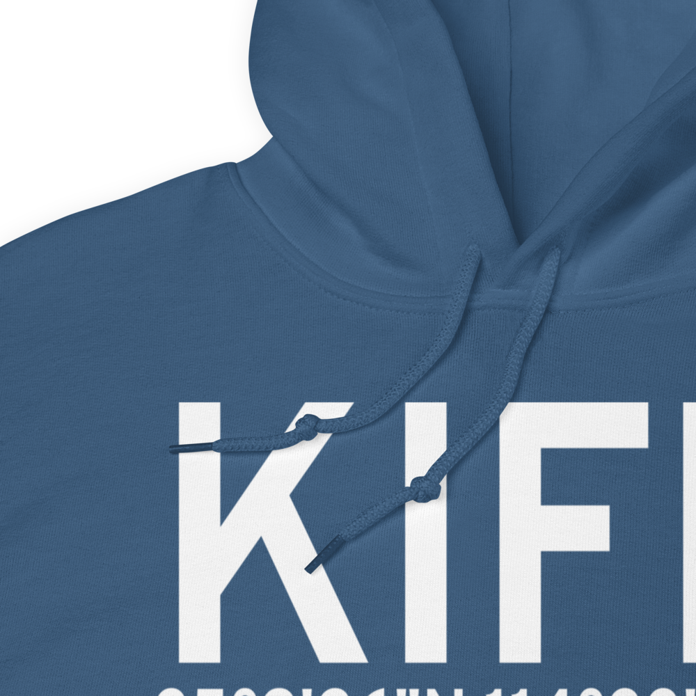 Laughlin Bullhead International Airport (KIFP) ICAO Hoodie Sweatshirt 