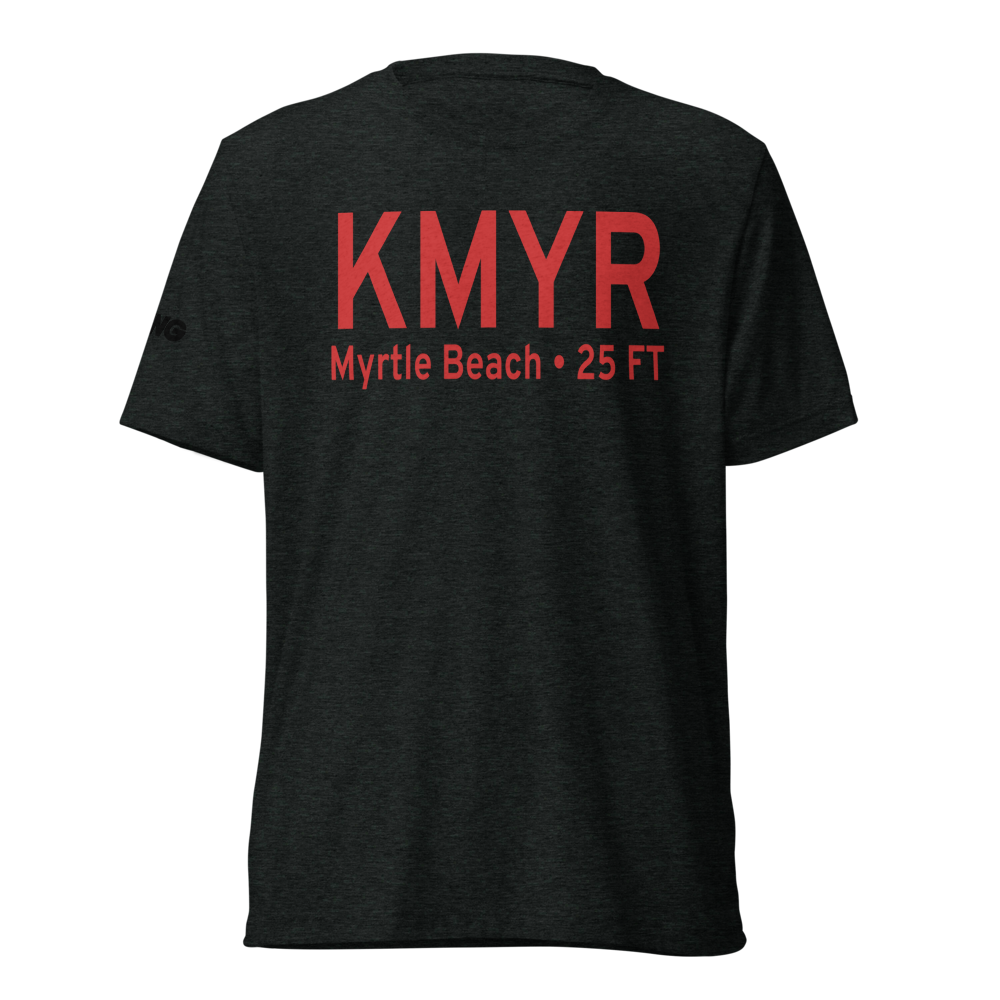 Myrtle Beach International Airport (KMYR) ICAO Tri-blend T-Shirt 