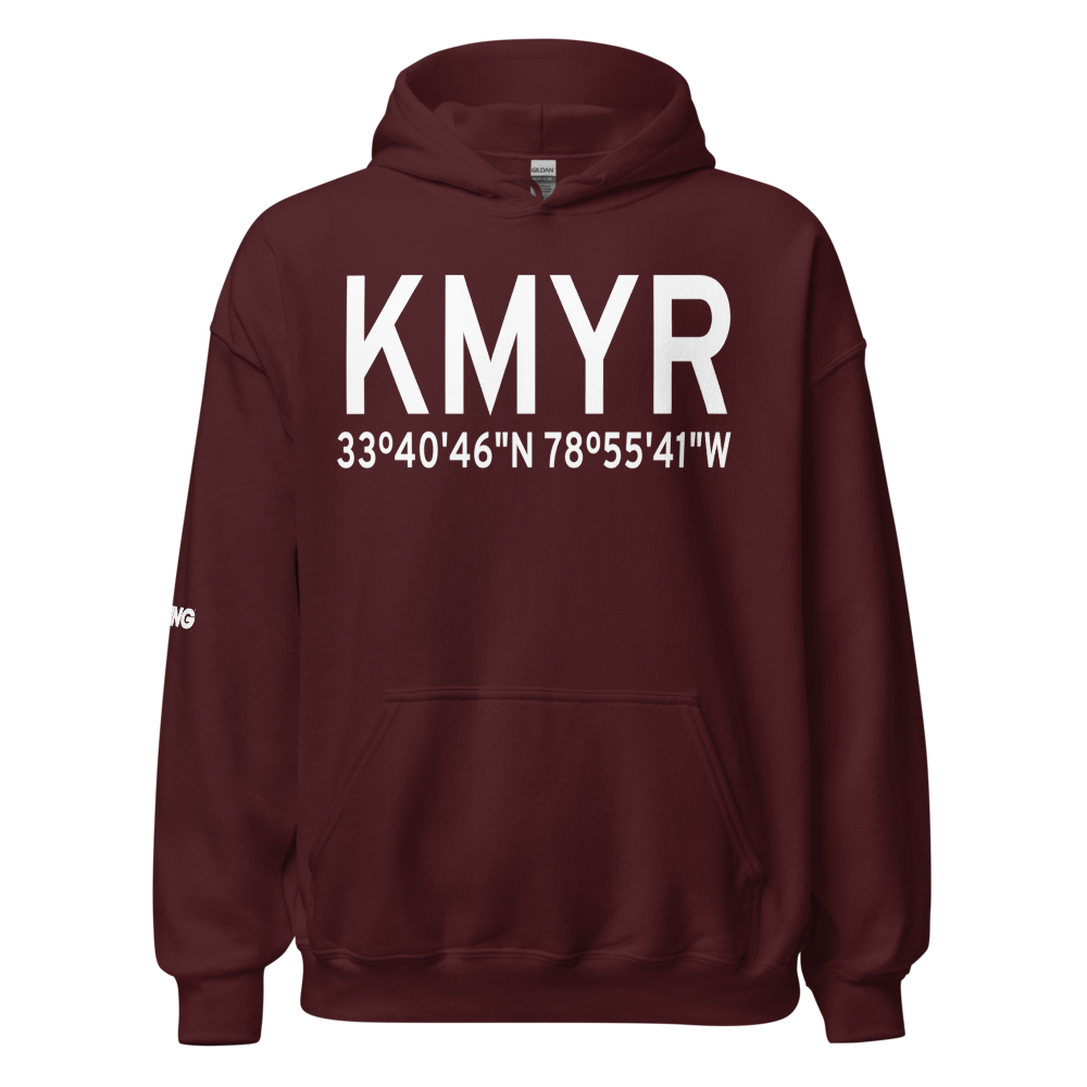 Myrtle Beach International Airport (KMYR) ICAO Hoodie Sweatshirt 