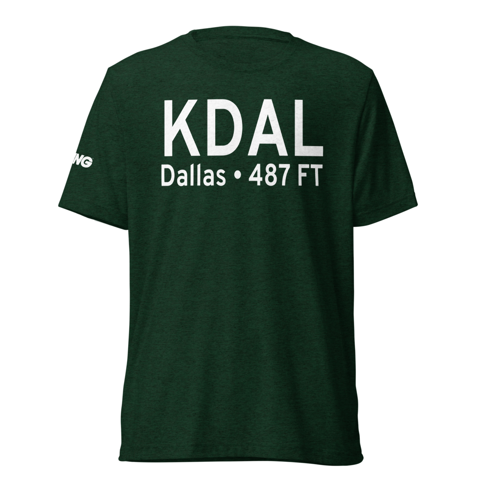 Dallas Love Field (KDAL) ICAO Tri-blend T-Shirt 