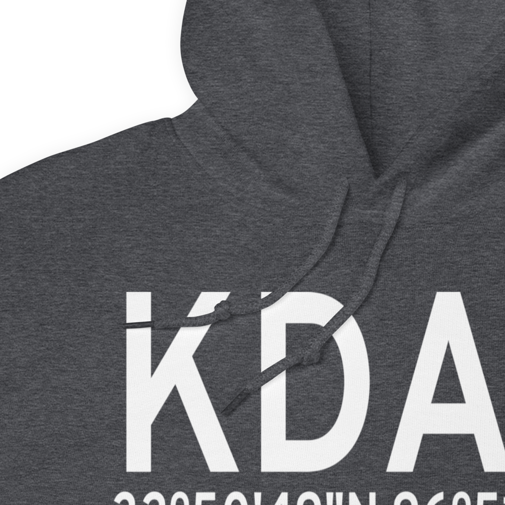 Dallas Love Field (KDAL) ICAO Hoodie Sweatshirt 