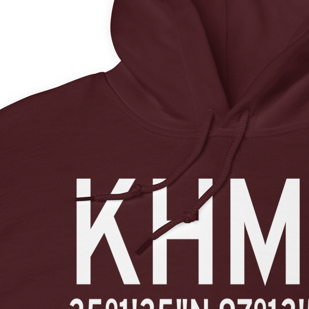 Muldrow Army Heliport (KHMY) ICAO Hoodie Sweatshirt 