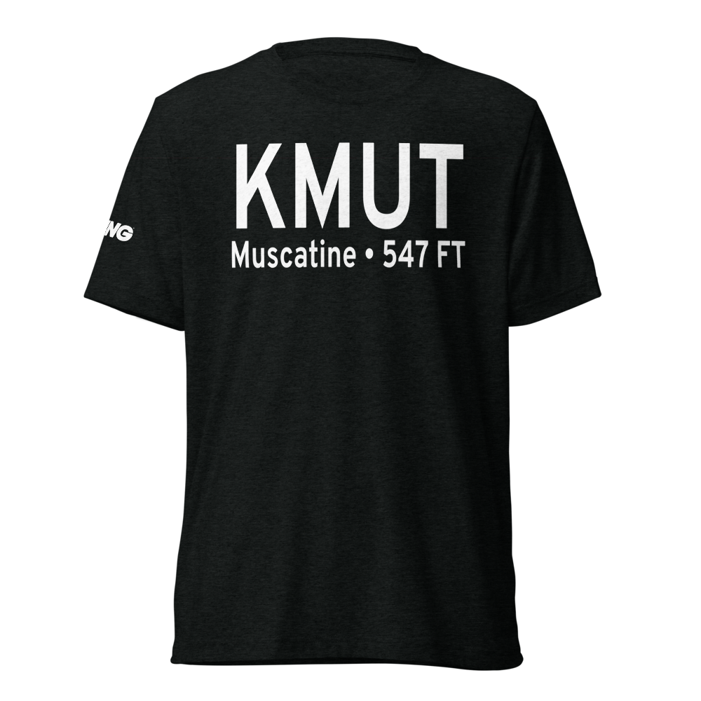 Muscatine Municipal Airport (KMUT) ICAO Tri-blend T-Shirt 